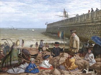Les jeux de plage sur un cote anglaise by 
																	Frederick Ifold