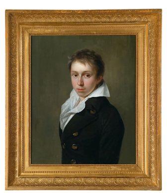 Porträt des Edouard Jean Joseph van de Velde (Brüssel 1798-1840, Schaerbeek) by 
																	Jean Louis Laneuville