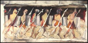 Roman warriors by 
																	Brian Swanders
