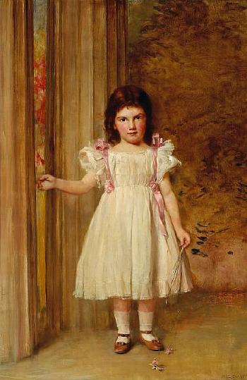 A portrait of a young girl by 
																	Phoebe Jencks