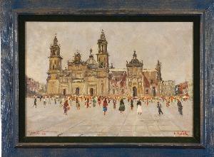 Cathedral in Mexico City by 
																			George Gach