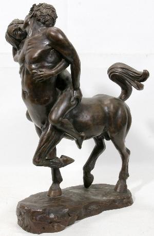 Centaur with woman by 
																	Bernadetta Zachara