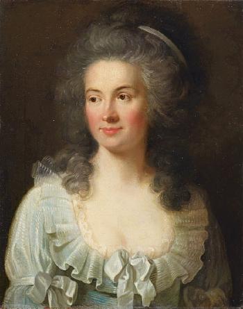 Bildnis einer Dame by 
																	Friedrich Oelenhainz