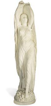 Undine Rising From The Water by 
																	Chauncey Bradley Ives