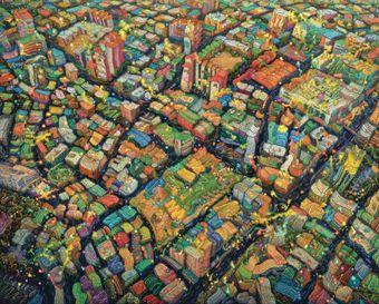 City scape by 
																	 Ham Myung Su