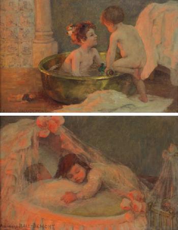 Le bain. La sieste by 
																	Adrienne Ball-Demont