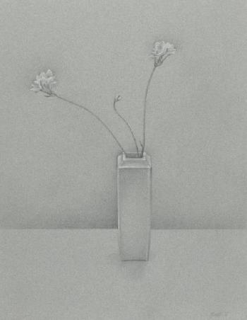 Flowers in a vase by 
																	Joseph Nicoletti