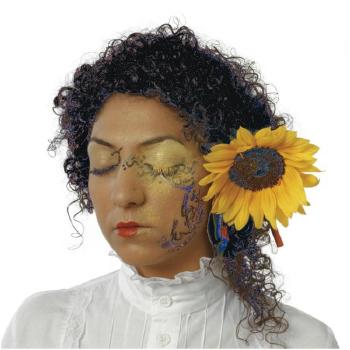 A Tribute To Van Gogh: I Color Your Return With My Eyelashes, With The Golden Beams Of The Sun by 
																	Anisa Ashkar