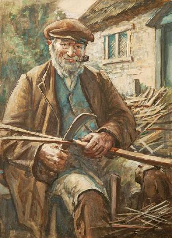Dorset Woodman by 
																	Francis H Newbery
