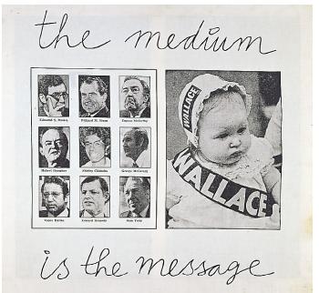 The medium is the message (Mc Luhan) by 
																	Herman W M Damen