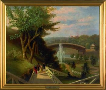 Fairmount Gardens Philadelphia by 
																	 Jennens and Bettridge