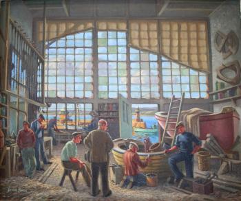 Gone! The last boatbuilder's shop, St. Ives by 
																	Bernard Ninnes