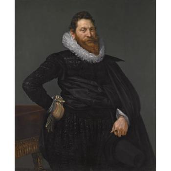 Portrait Of Volckert Overlander, Lord Of Purmerland And Ilpendam (1571-1630) by 
																	Cornelis van der Voort