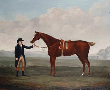 A gentleman and his horse by 
																	Alexander Dalziel