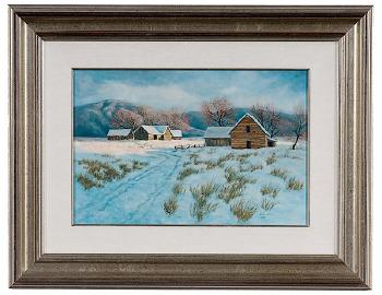 Montana homestead by 
																	Marcia Ballowe