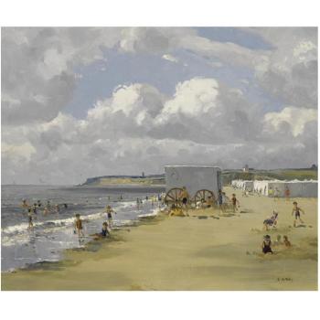 Beach Huts by 
																	Campbell Mellon