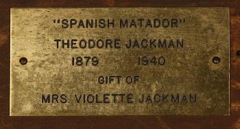 Spanish matador by 
																			Oscar Theodore Jackman