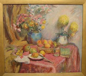 Still life with fruit by 
																			Joseph Sacks