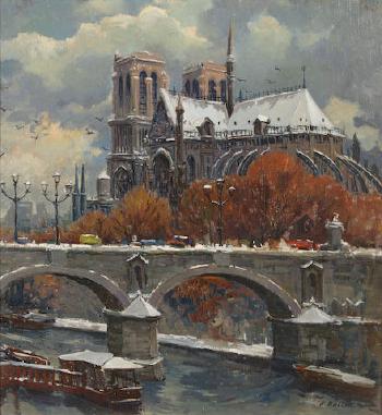 Notre Dame, Winter by 
																	Ferdinand Kallik