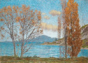 A view of the South in Autumn by 
																	Gerolamo Cairati