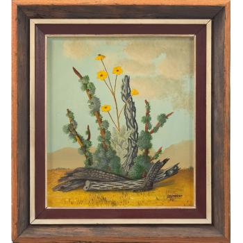 Dried cactus, Arizona by 
																	Frederick Papsdorf