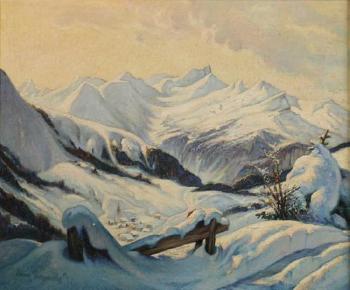 Winter in Berwang by 
																	Hans Proquitte