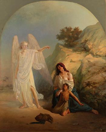 Biblical scene by 
																	Vladimir Fadeev