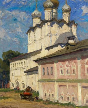 Rostov Cathedral by 
																	Mikhail Suzdaltsev