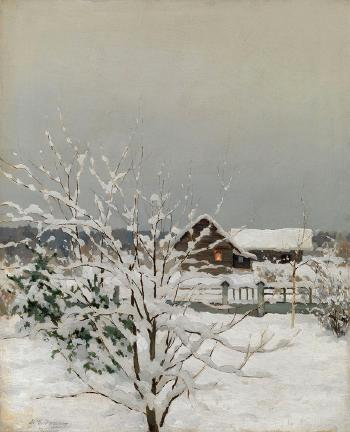 Winter landscape by 
																	Ivan Endogourov