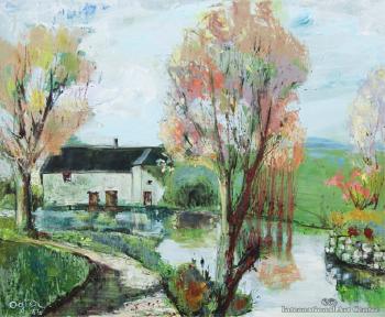 French rural landscape by 
																	 Ogier