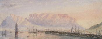 Shipping in Table Bay, Cape Town by 
																	Reginald Burroughs Rudyerd
