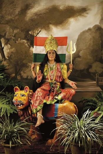 Motherland - The Festive Tableau by 
																	N Pushpamala