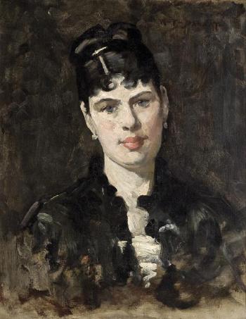 Portrait of a woman by 
																	William Turner Dannat