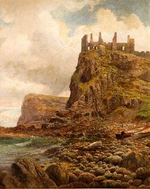 Dunluce Castle, Antrim Coast by 
																	Alfred Dunnington
