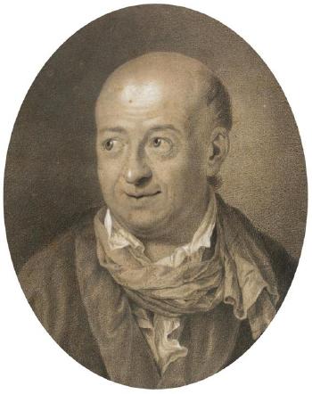 Portrait of Salomon Gessner by 
																	Hans Jakob Oeri
