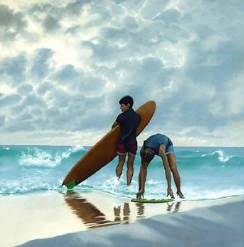 Bather. Surfers by 
																	Al Proom