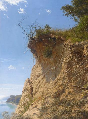 Cliff edge by 
																	August Jerndorff