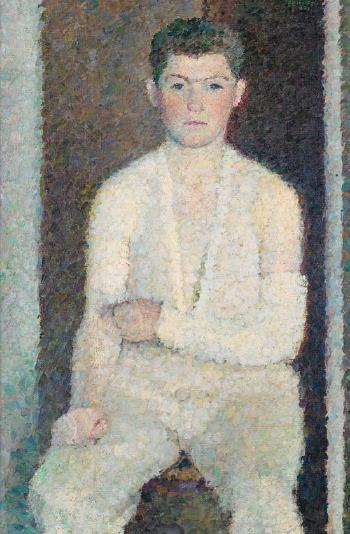 Portrait of Guinsberg in a plaster-cast by 
																	Vladimir Grigoryevich Veisberg