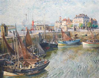 Continental port by 
																	Richard Eurich