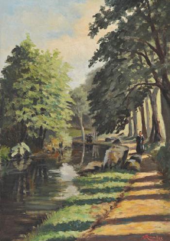 Promenade au bois d'amour, Pont-Aven by 
																	Adrien Ravallec