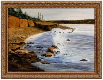 Rocky coastline by 
																	Gary Duda