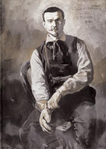 Portrait Ernest Lackerbauer by 
																	Louis Malteste