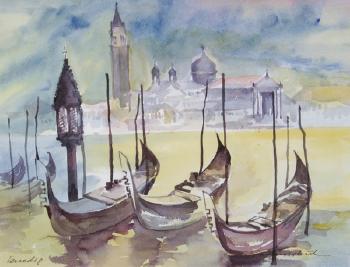 Blick auf San Marco, by 
																	Herbert Frauenschuh
