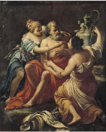Loth e le figlie by 
																	Giuseppe Varotti