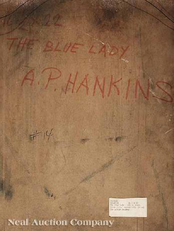 The blue lady by 
																			Abraham Hankins
