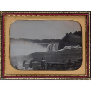 Vue Des Chutes Du Niagara by 
																	Platt D Babbitt