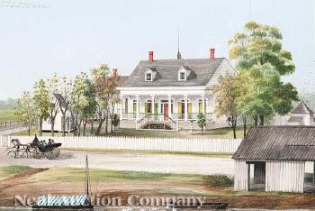 Palo Alto Plantation, Ascension Parish by 
																			Marie Adrien Persac