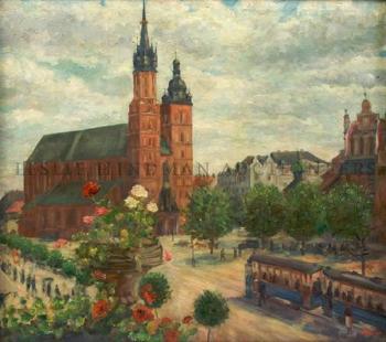 St. Mary's church, Cracow Poland by 
																	John Fabion