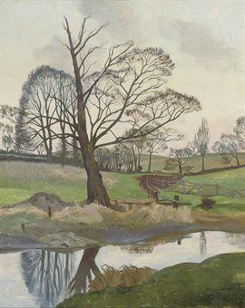 River in Winter by 
																	John Northcote Nash