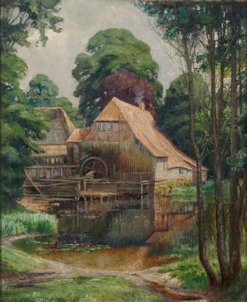 Grander Mühle bei Friedrichsruh (Sachsenwald) by 
																	Ernst Zehle